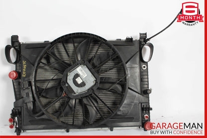 03-06 Mercedes R230 SL500 Engine Motor Cooling Radiator Fan Shroud A/C Condenser