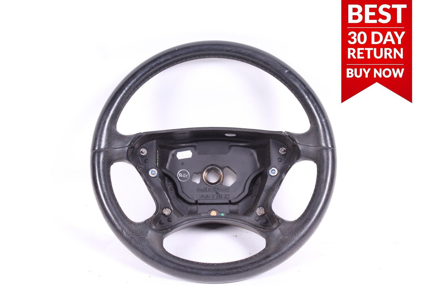 03-09 Mercedes W209 CLK350 4 Spoke Drivers Steering Wheel Assembly Black A81 OEM