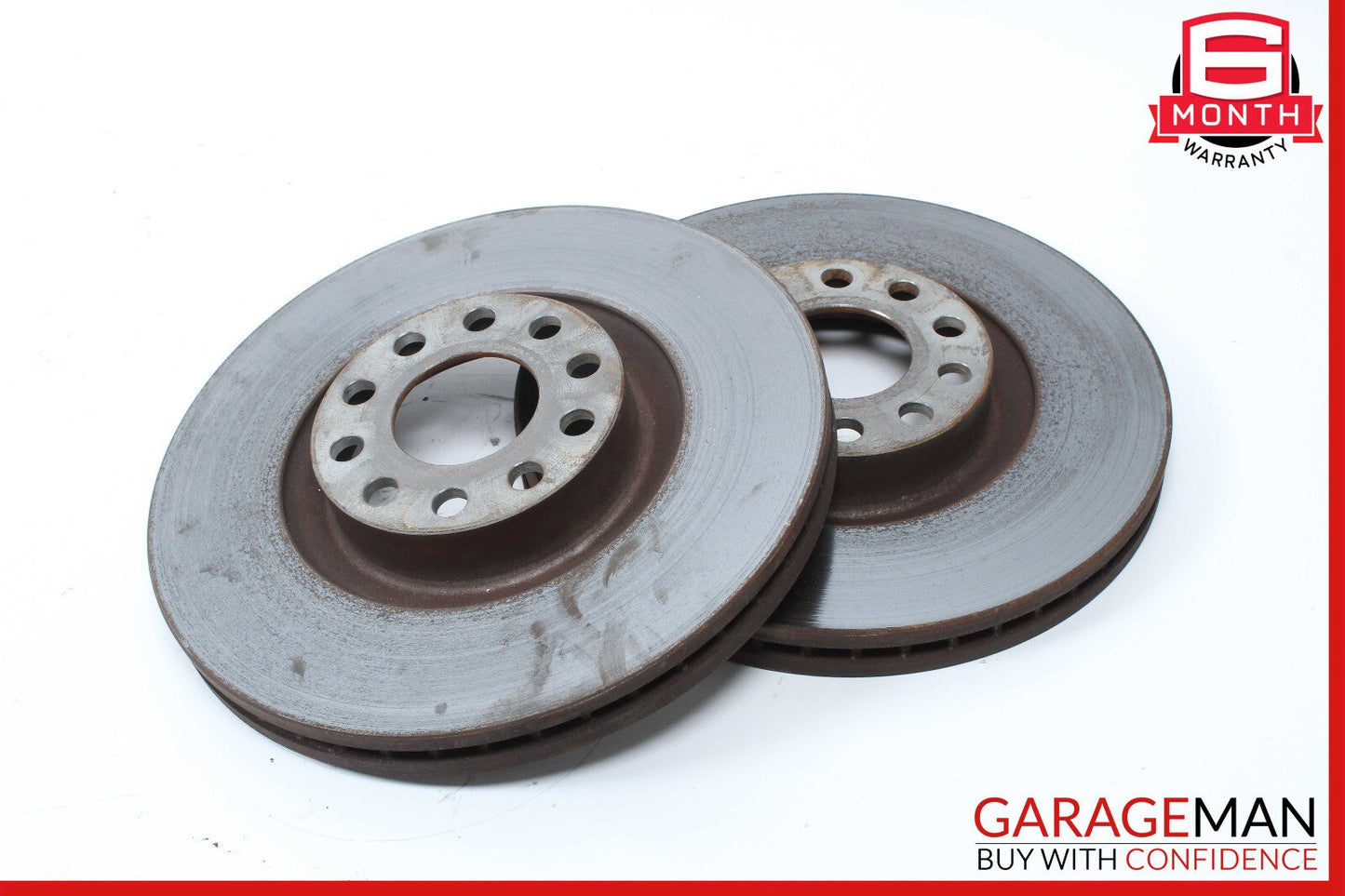 10-16 Mercedes W212 E350 Rear Brake Rotors Disc Left & Right Set OEM