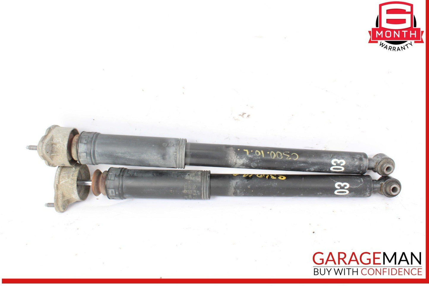 08-14 Mercedes W204 C300 C250 Rear Left & Right Shock Absorber Strut Set OEM
