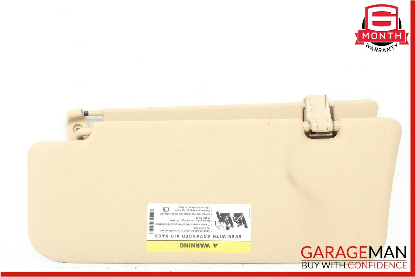 06-12 Mercedes X164 GL450 ML450 Front Right Side Sun Visor Sunvisor Shade Beige