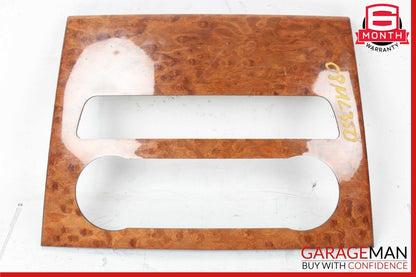 06-12 Mercedes W164 ML320 GL450 ML350 Center Console Control Trim Bezel Wood OEM