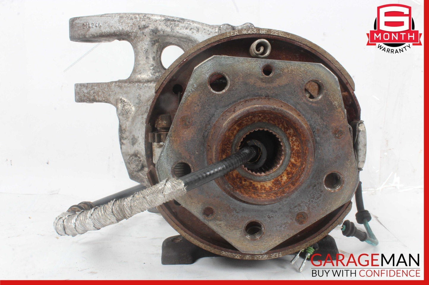 06-10 Maserati Quattroporte M139 Rear Right Side Spindle Knuckle Hub OEM