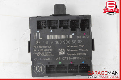 12-19 Mercedes X166 GL350 ML350 GLE350 Rear Left Side Door Control Module OEM