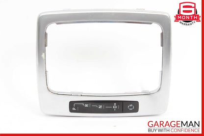 08-14 Mercedes W204 C300 R350 Center Console Shift Shifter Bezel Trim Silver