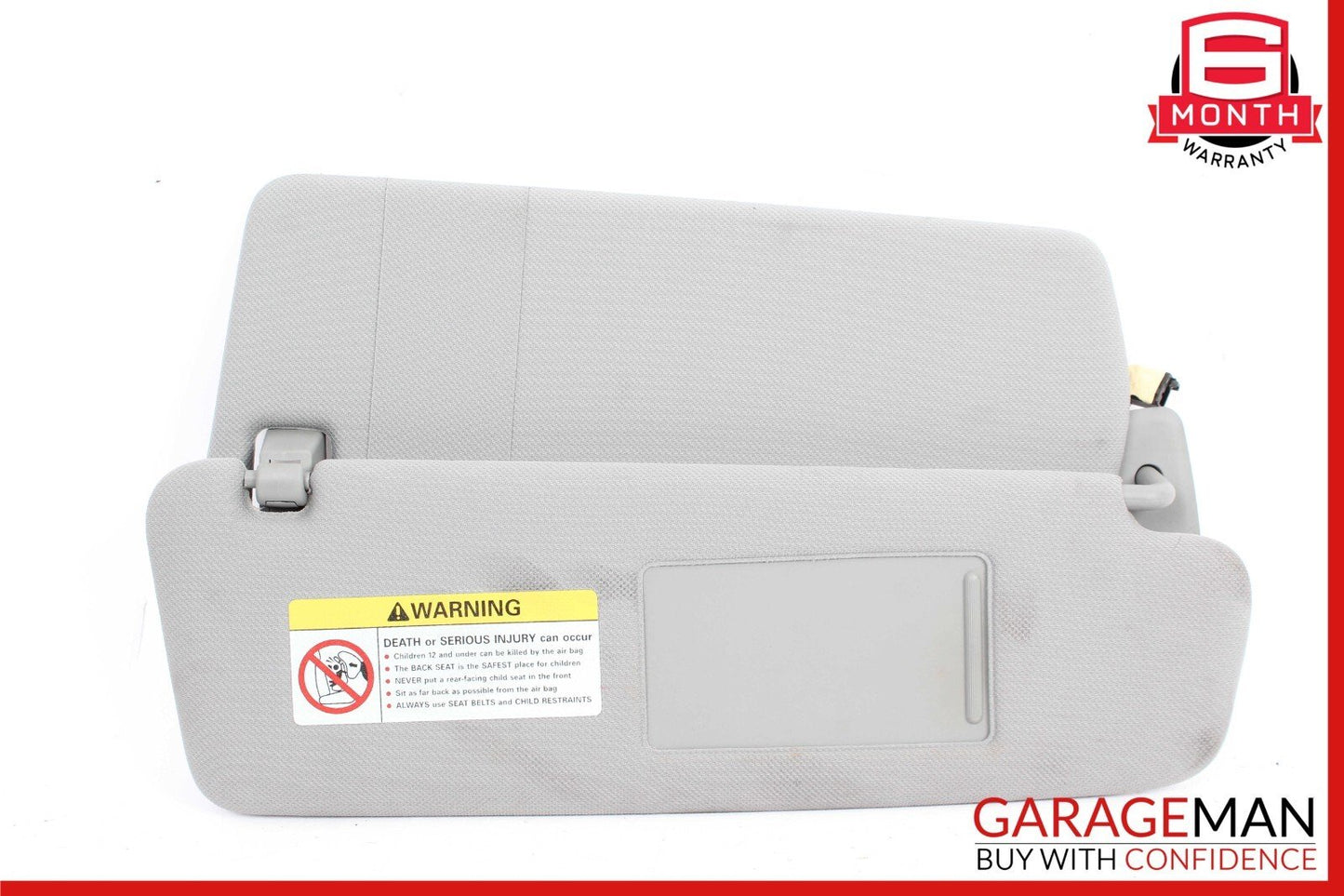 03-10 Porsche Cayenne S 955 Front Right Side Sunvisor Sun Visor Shade Grey OEM