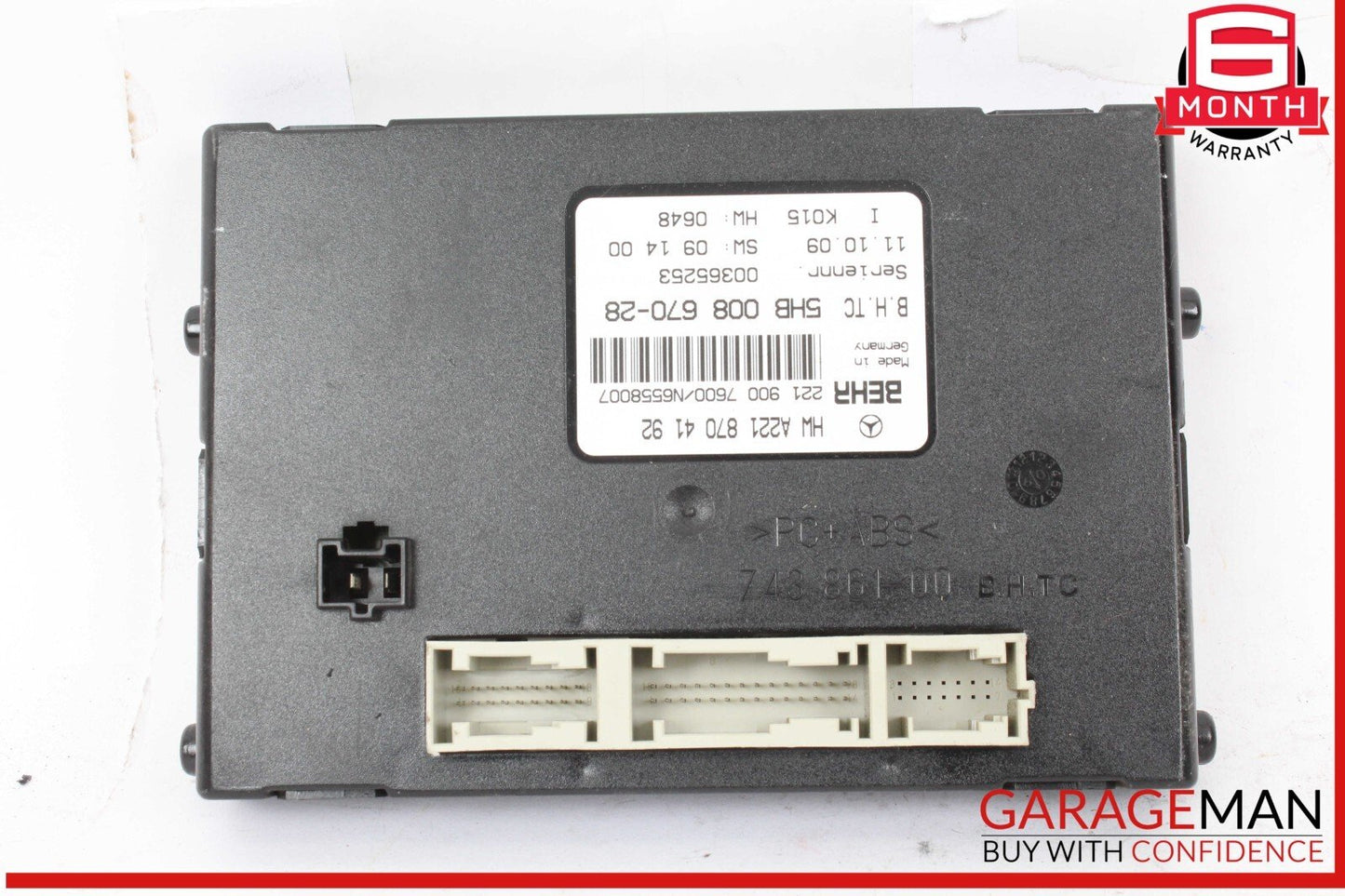 07-13 Mercedes W221 S400 Hybrid AC A/C Heater Control Module Unit OEM