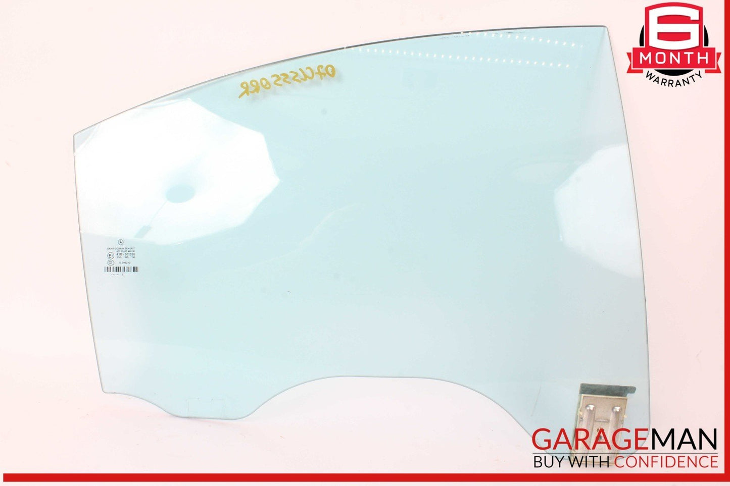 06-11 Mercedes W219 CLS550 CLS500 Rear Right Passenger Side Door Window Glass