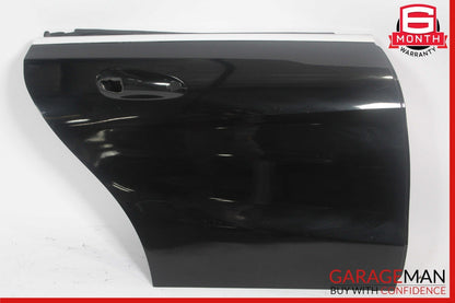 14-18 Mercedes W117 CLA250 Rear Right Side Exterior Door Shell Panel Black OEM