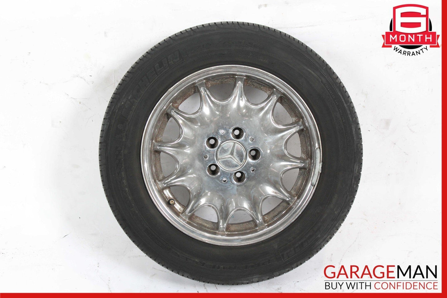 90-02 Mercedes R129 SL320 SL500 SL600 8 x 16 R16 Wheel Tire Rim Chrome OEM