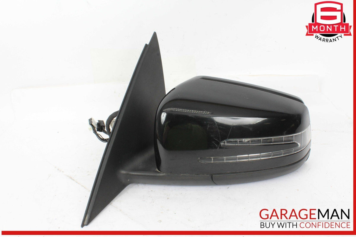 12-15 Mercedes W204 C250 C350 Front Left Side Mirror Rear View Door Silver OEM