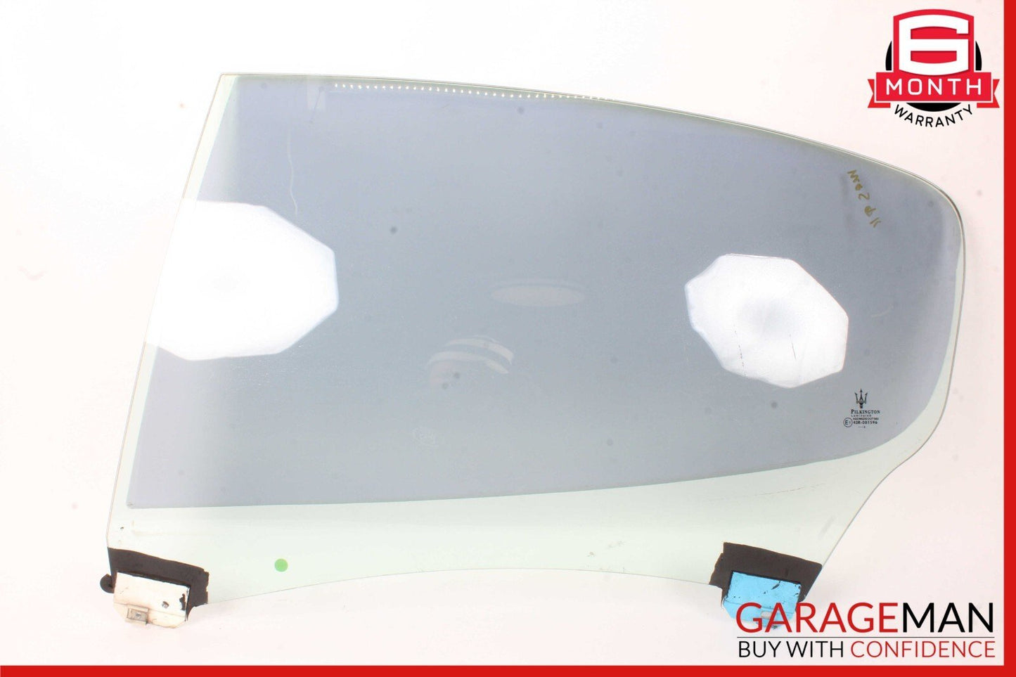 03-13 Maserati Quattroporte M139 Rear Right Side Door Window Glass OEM