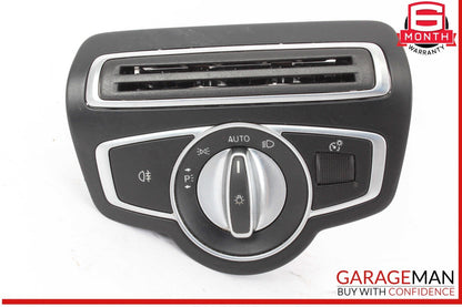 15-20 Mercedes W205 C300 C400 GLC300 Dash Headlight Switch Control Module OEM