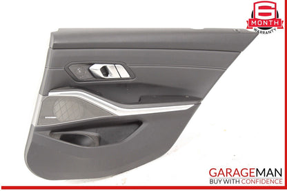 19-24 BMW M340i 330i G20 Rear Right Passenger Side Door Cover Panel Black OEM