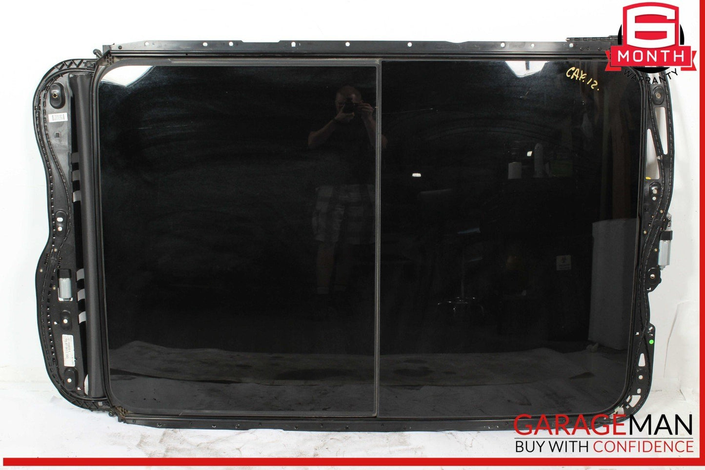 11-18 Porsche Cayenne 958 Panoramic Roof Glass Frame Black OEM