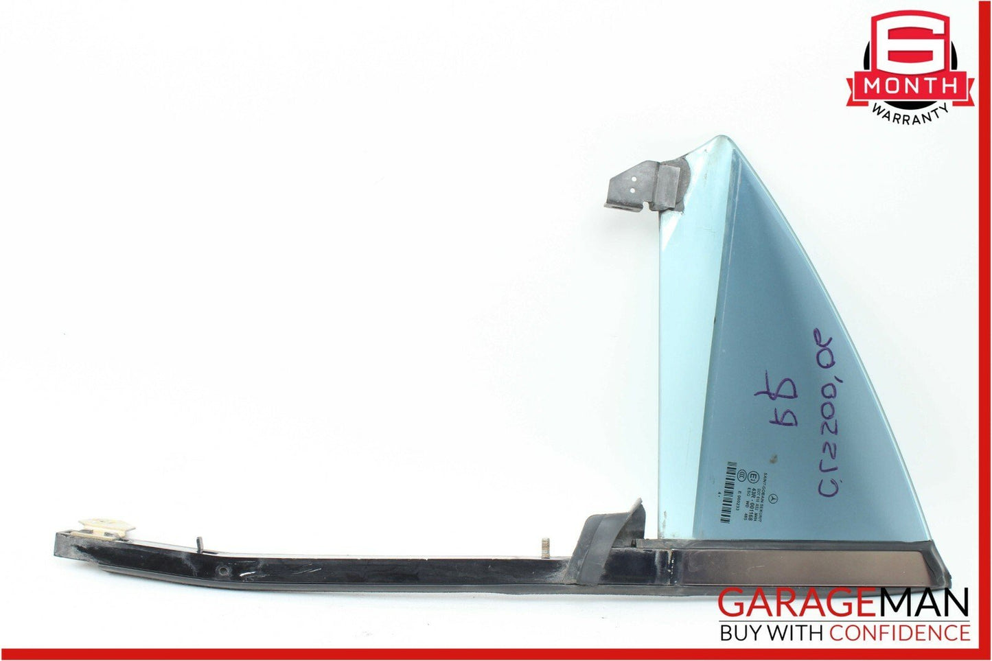 06-11 Mercedes W219 CLS500 Rear Right Quarter Door Window Glass Panel Assembly