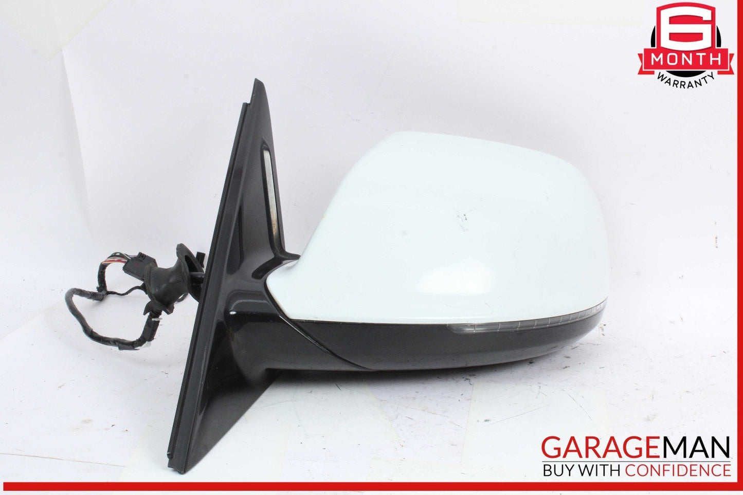 13-17 Audi Q5 SQ5 Front Left Driver Side Door Rear View Mirror White OEM