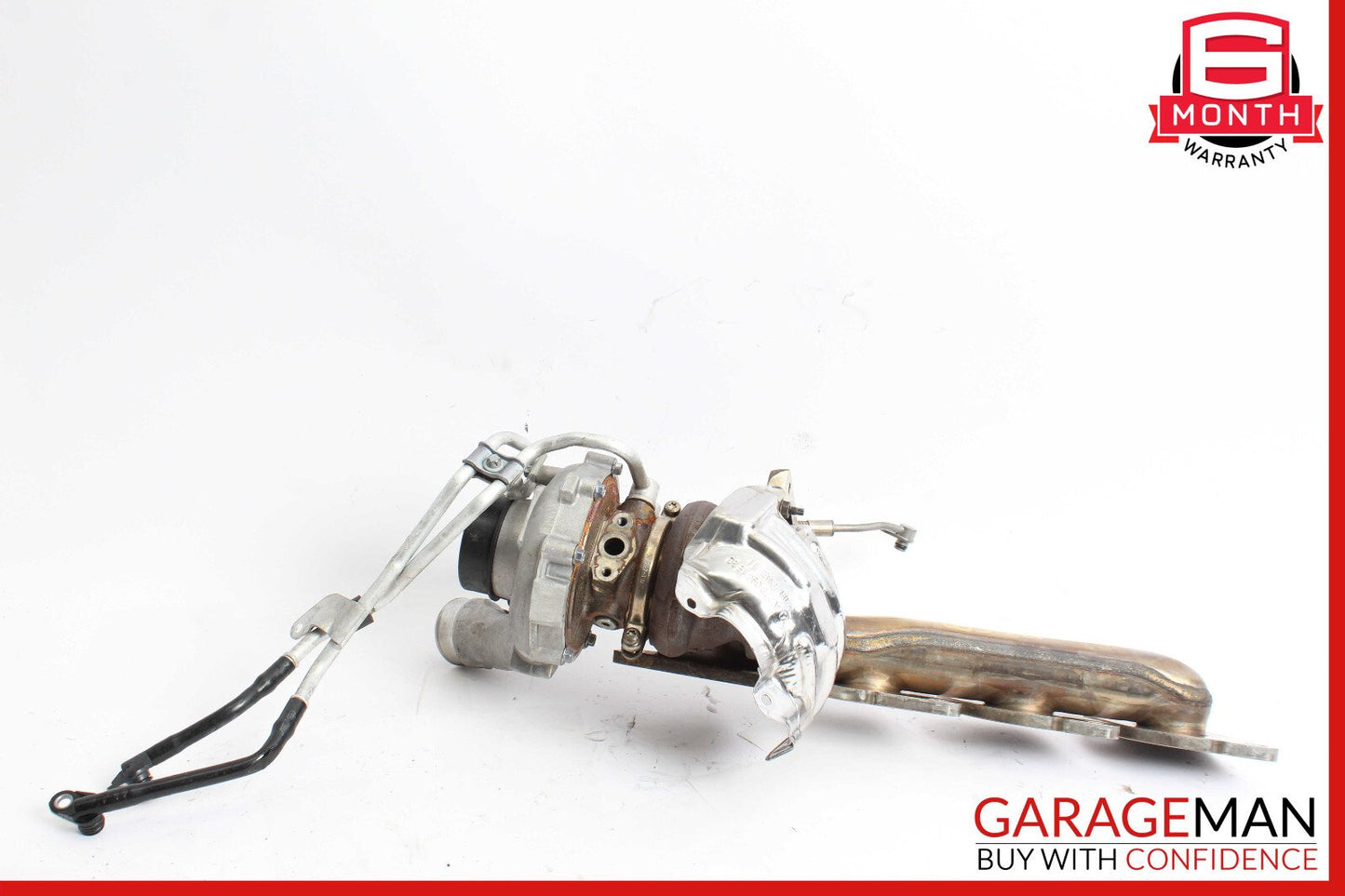 11-18 Mercedes W221 S550 CL550 Left Side Turbocharger Turbo Charger Manifold OEM