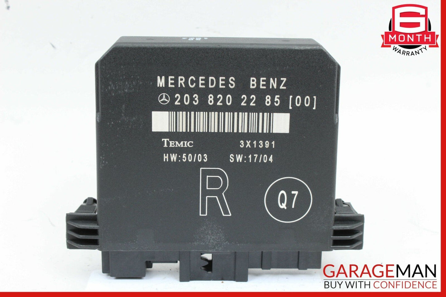 01-07 Mercedes W203 C280 C55 AMG Rear Right Side Door Controller Module Unit