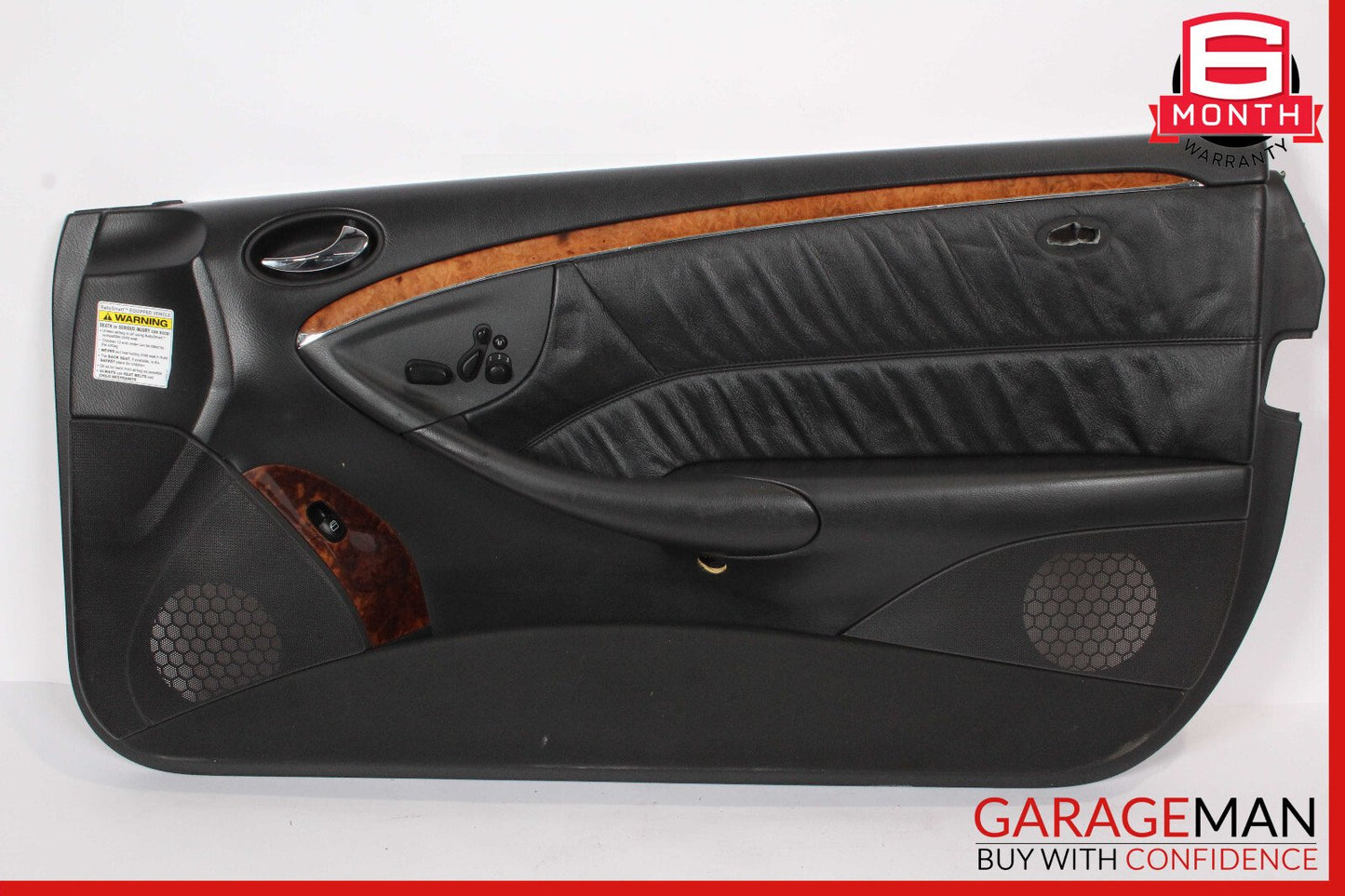 03-05 Mercedes W209 CLK500 Right Passenger Side Interior Door Panel Black OEM