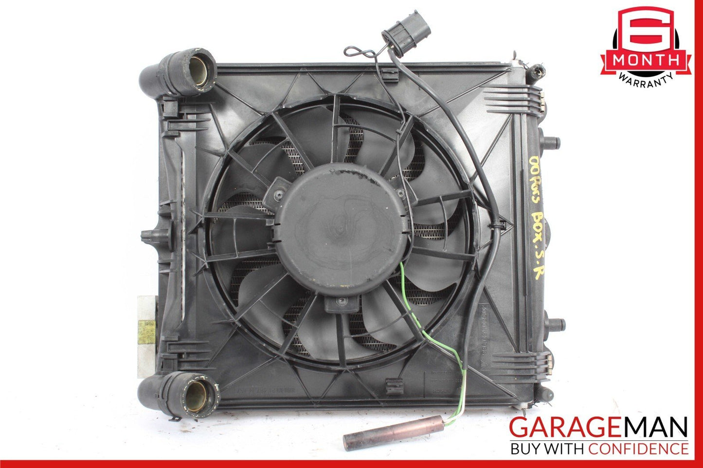97-05 Porsche Boxster 986 Engine A/C Cooling Radiator Condenser Fan Assembly OEM