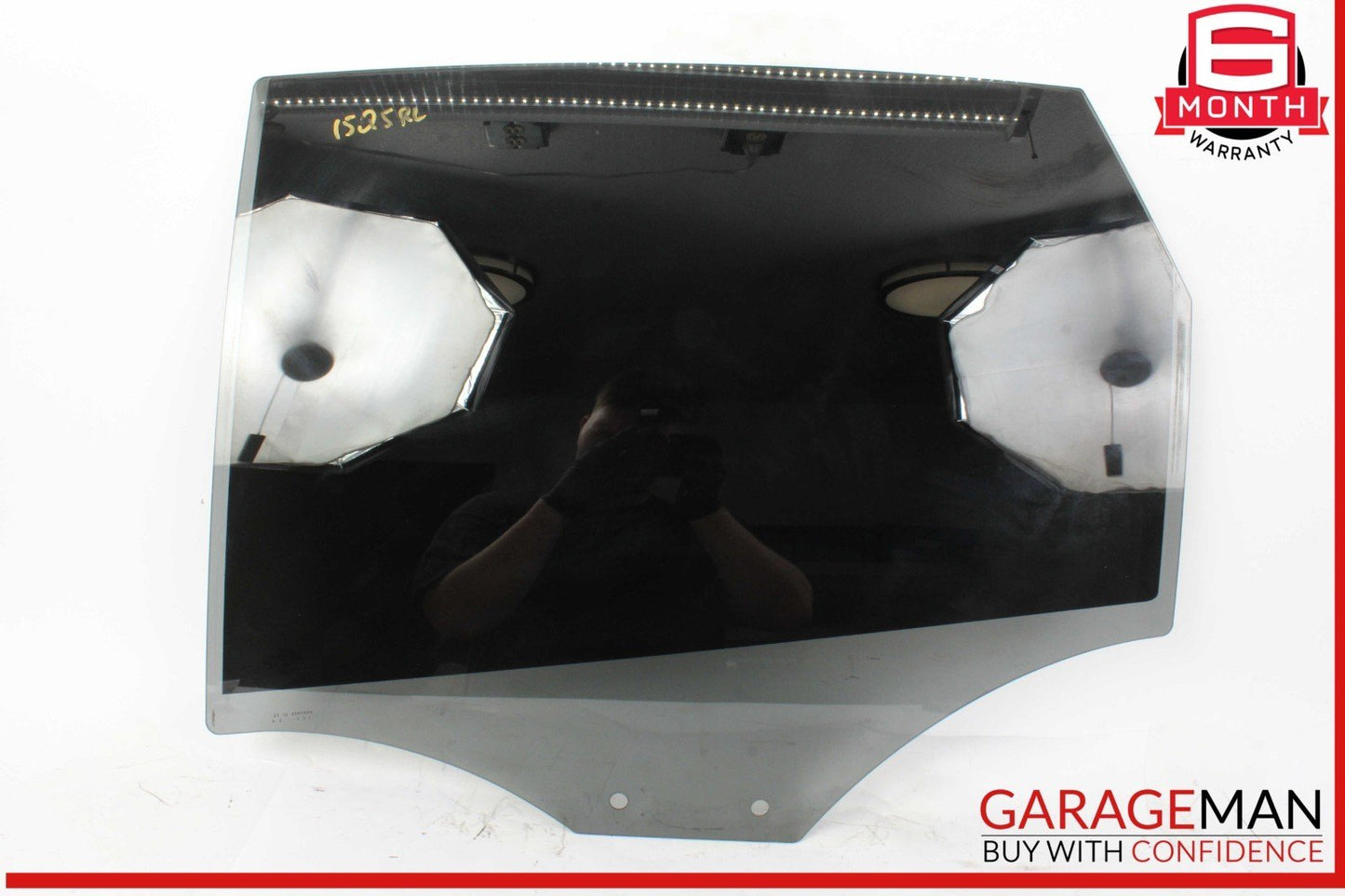 12-17 Audi Q5 Rear Left Driver Side Door Window Glass 43R006723 OEM