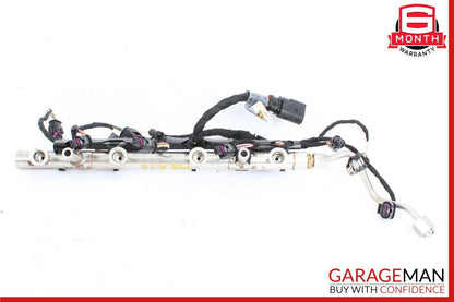 17-19 Porsche Macan 95B Fuel Injection Rail w/ Connector Wiring Harness OEM