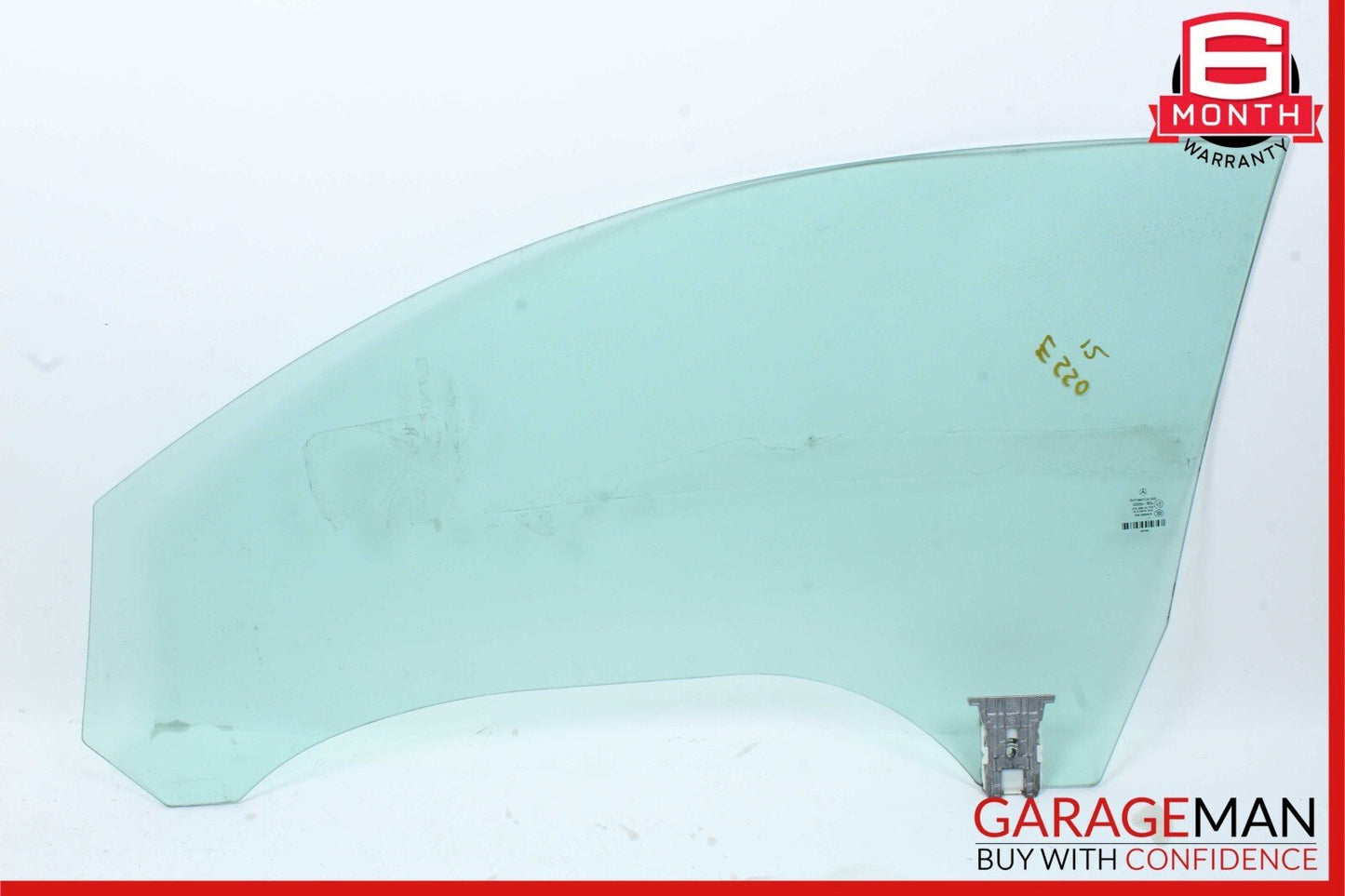 10-16 Mercedes W212 E550 E350 Front Left Driver Side Window Glass OEM