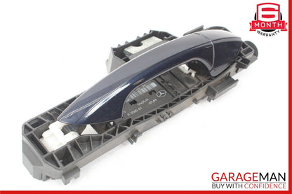 12-14 Mercedes W204 C300 C250 Sedan Right Passenger Exterior Door Handle Blue