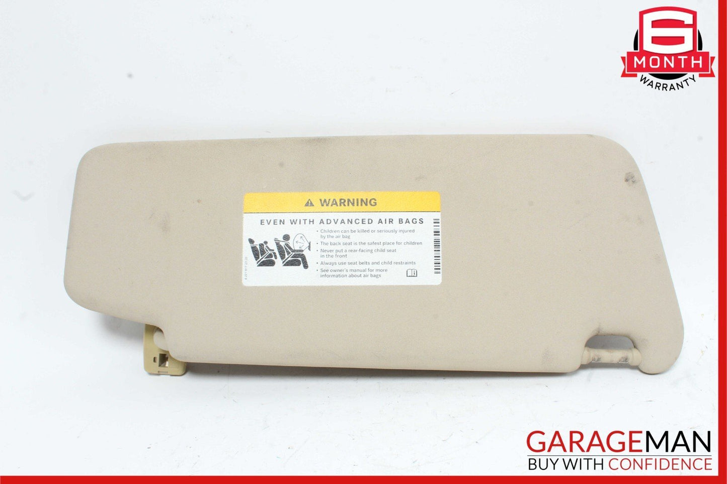 08-14 Mercedes W204 C300 Front Left Driver Side Sun Visor Sunvisor Shade OEM