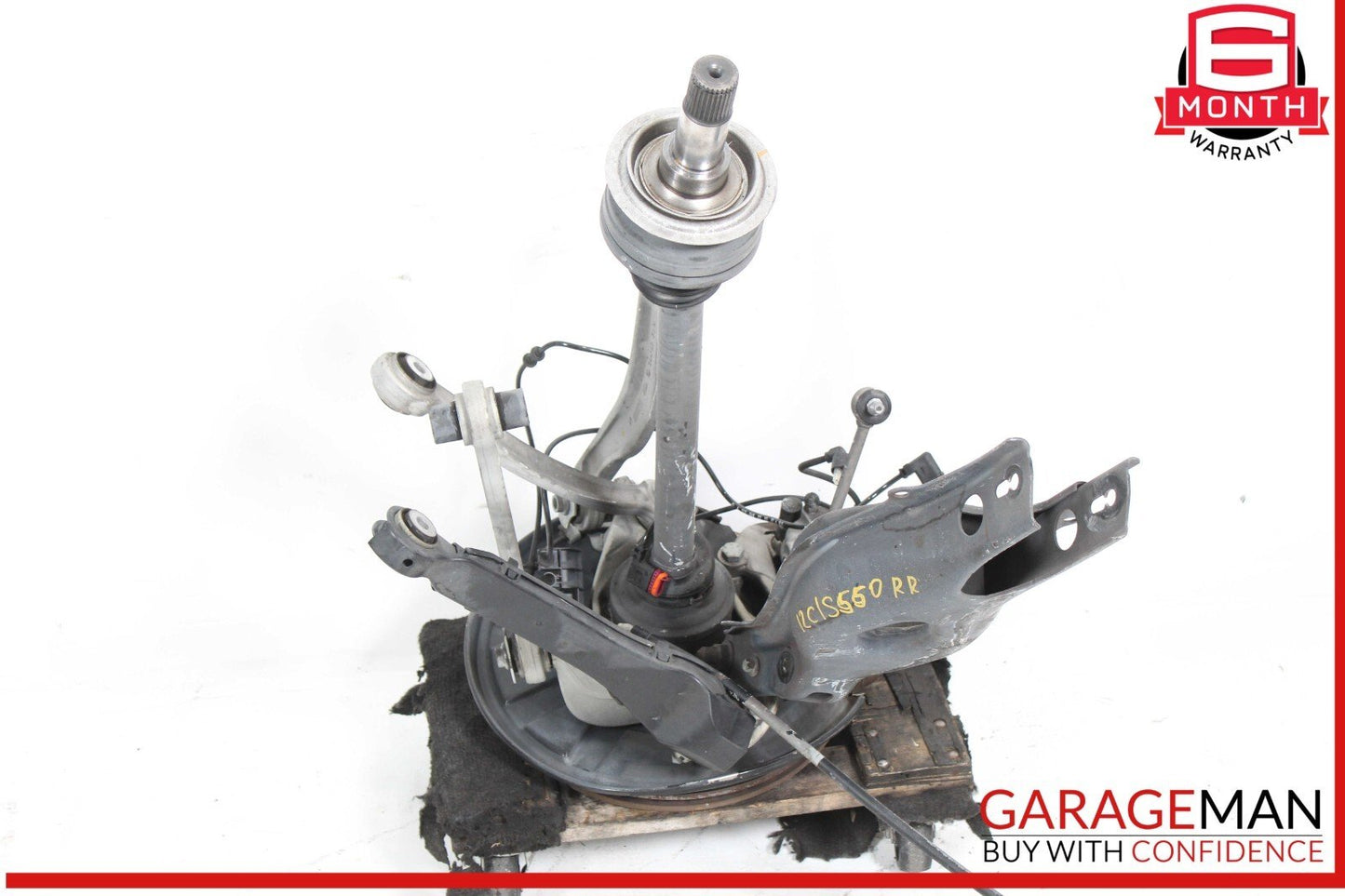 12-18 Mercedes W218 CLS550 Rear Right Spindle Knuckle Hub Drive Axle Shaft Assy