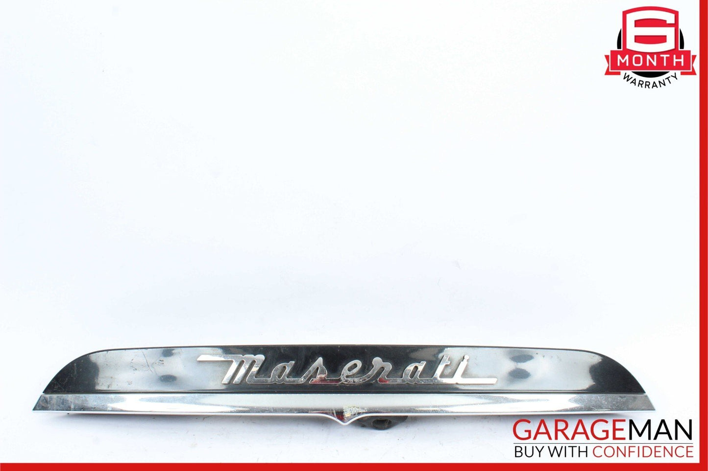 14-17 Maserati Ghibli Rear Trunk Lid Parking Camera Molding Trim Panel Assembly