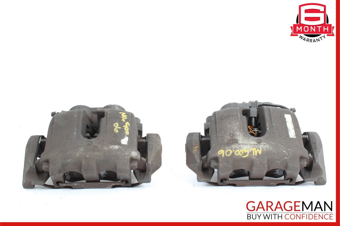 06-09 Mercedes W164 ML500 R350 Front Right & Left Brake Caliper Calipers Set OEM
