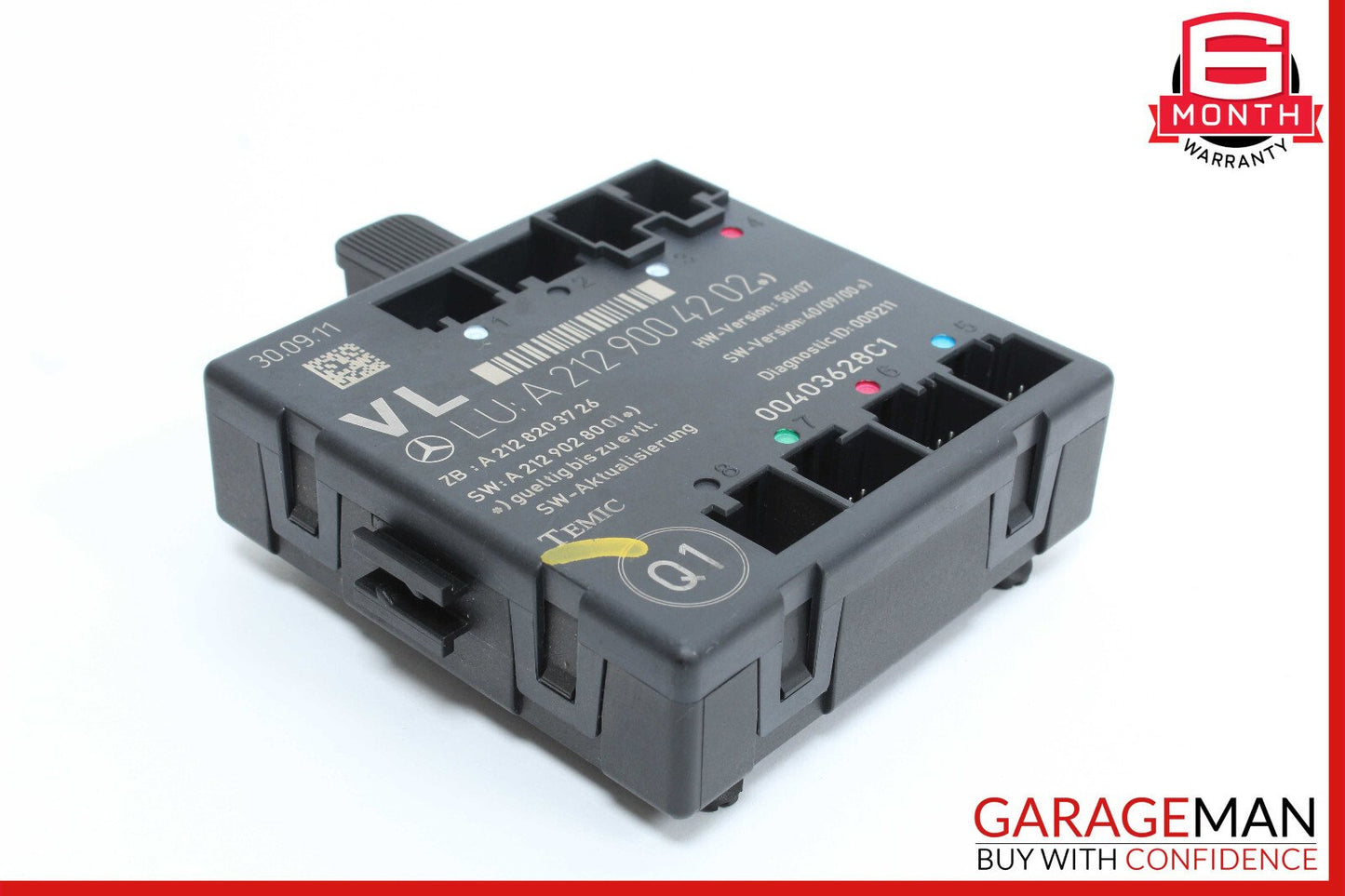 08-18 Mercedes W204 C250 SLK350 E400 Front Left Side Door Control Module OEM