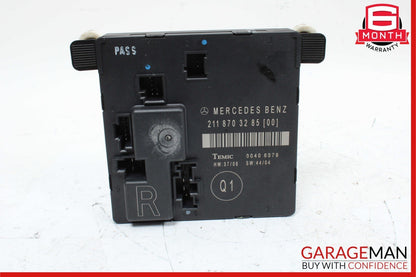 03-09 Mercedes W211 E350 E550 E63 AMG Rear Right Door Controller Module Unit