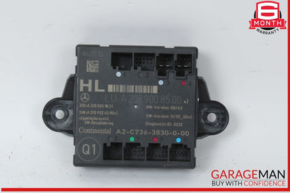 08-18 Mercedes W212 E350 CLS500 C250 Rear Left Side Door Control Module Unit OEM