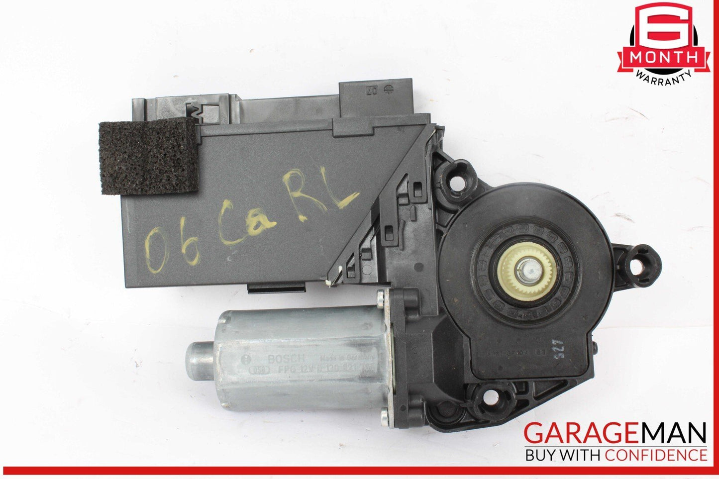 03-10 Porsche Cayenne 955 957 Rear Left Driver Side Window Regulator Motor OEM