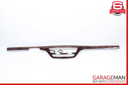 07-09 Mercedes W221 S550 Front Dashboard Dash Trim Panel Cover Bezel Wood