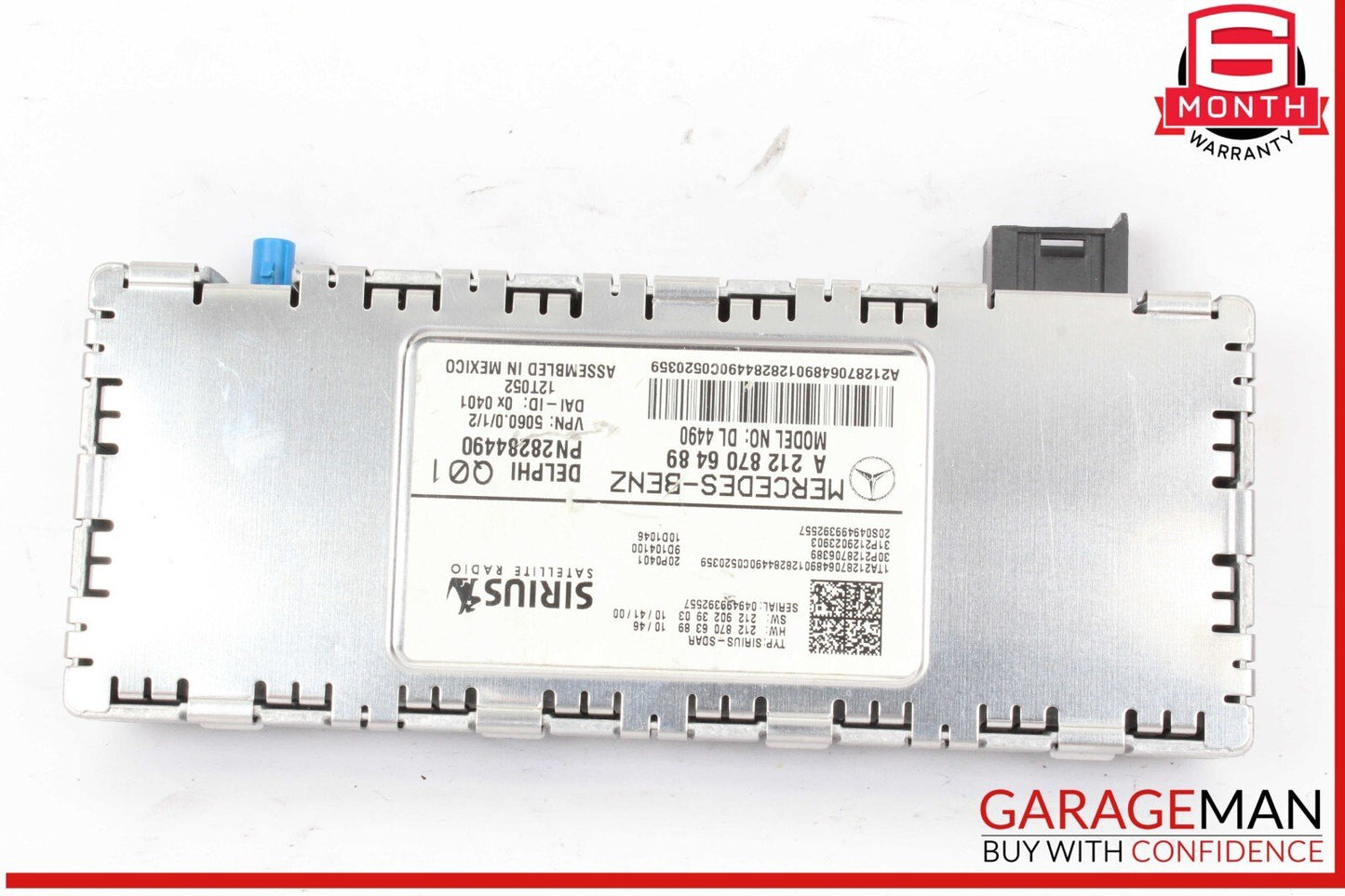 10-17 Mercedes W218 CLS550 Sirius Satellite Radio Receiver Module Unit OEM