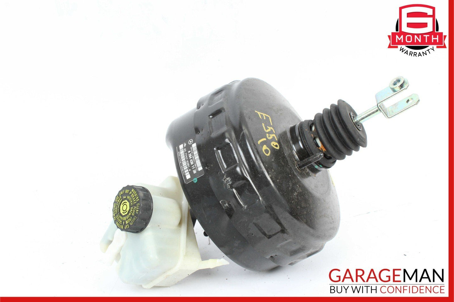 08-14 Mercedes W204 C300 E550 Power Brake Booster Master Cylinder Reservoir Assy