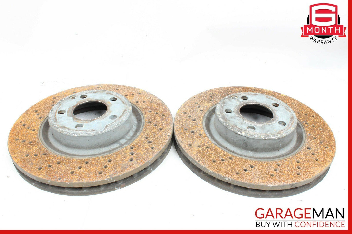 03-09 Mercedes W211 E320 E350 E550 Front Right & Left Brake Rotors Disc Set OEM