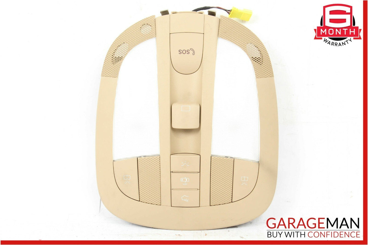 06-13 Mercedes GL450 ML550 GL550 Front Overhead Dome Light Lamp Brown
