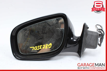 07-09 Mercedes W211 E350 Front Left Side Mirror Door Rear View Black OEM