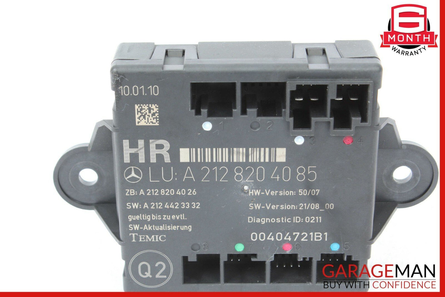 08-14 Mercedes W204 C300 C350 Rear Right Side Door Control Module OEM