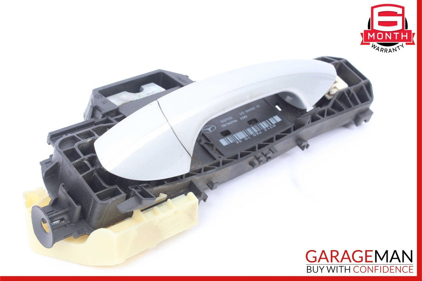 10-13 Mercedes W212 E350 Rear Left Driver Side Exterior Door Handle Silver OEM