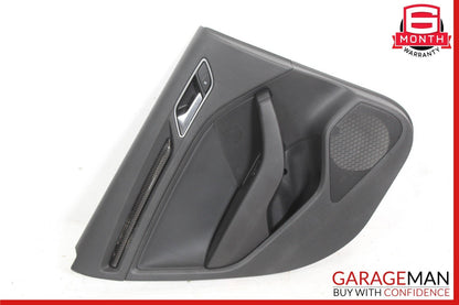 15-20 Audi A3 S3 Rear Left Driver Side Door Panel Black OEM