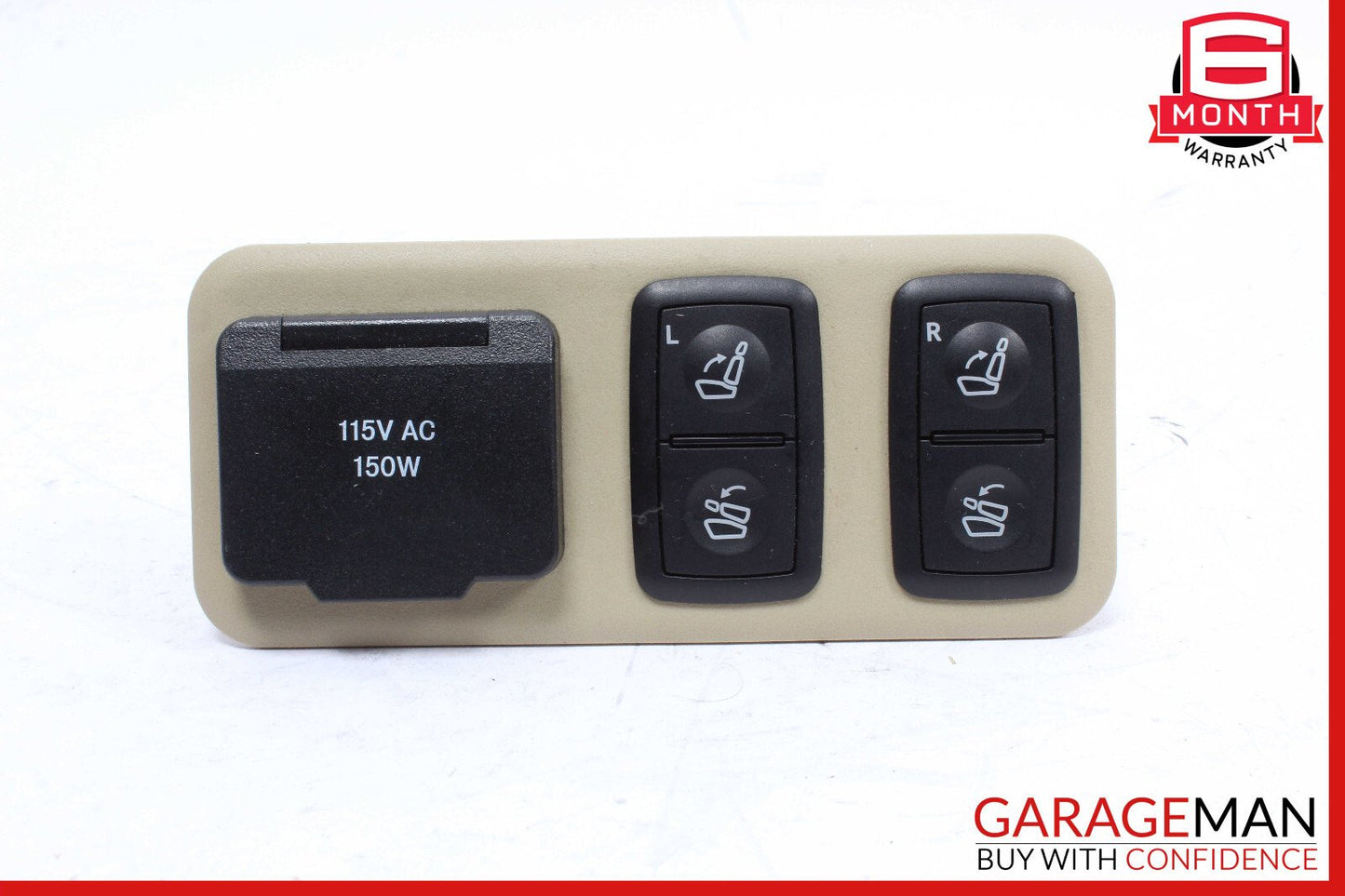 07-12 Mercedes X164 GL450 Rear Seat Fold Switch Socket Control Brown OEM