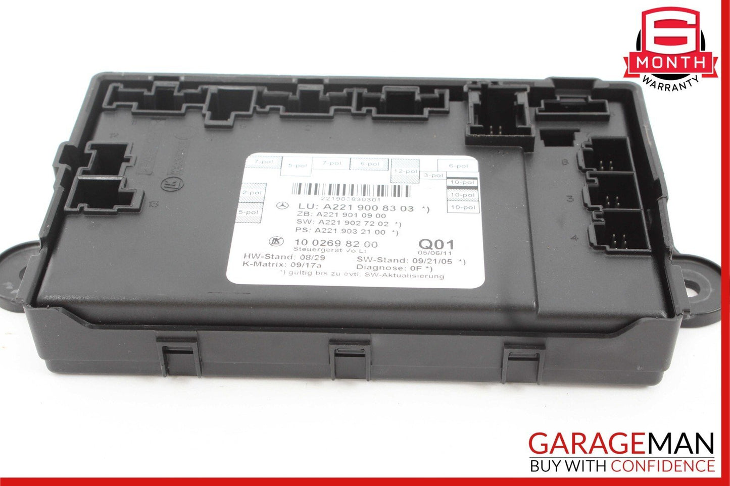 10-13 Mercedes W221 S400 S550 S63 Front Left Side Door Control Module Unit OEM
