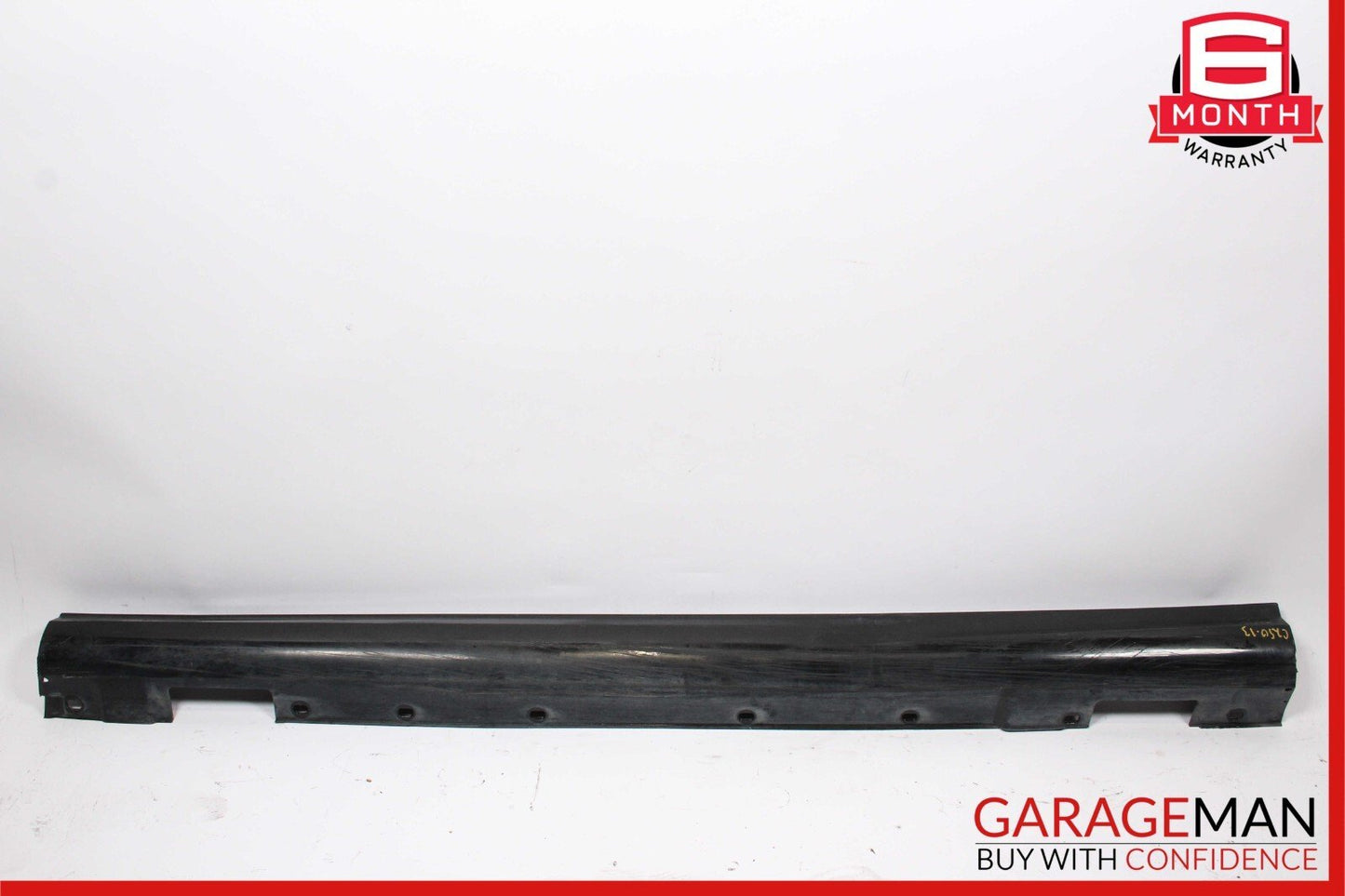 08-14 Mercedes W204 C300 Sedan AMG Sport Left Skirt Rocker Molding Panel Black