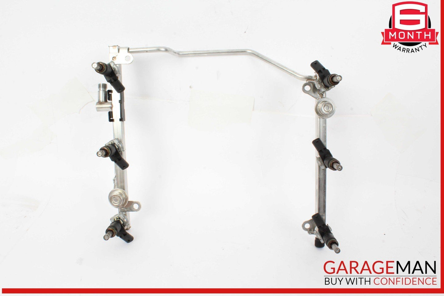 05-12 Mercedes W204 C300 E350 SLK300 Fuel Injector Rail w/ Fuel Injectors OEM